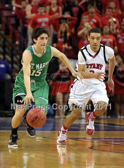 Thumbnail 3 in St. Mary's vs. Antelope (CIF SJS D2 Final) photogallery.