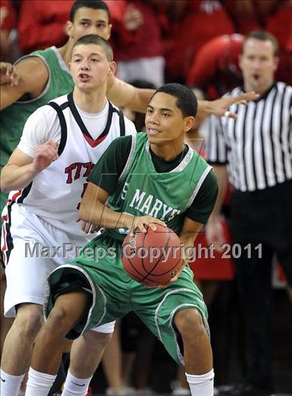 Thumbnail 3 in St. Mary's vs. Antelope (CIF SJS D2 Final) photogallery.