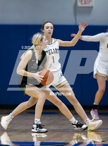 Thumbnail 1 in Staley vs Helias (Jefferson Bank Holiday Hoops) photogallery.