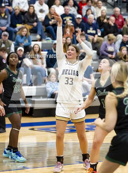 Thumbnail 1 in Staley vs Helias (Jefferson Bank Holiday Hoops) photogallery.