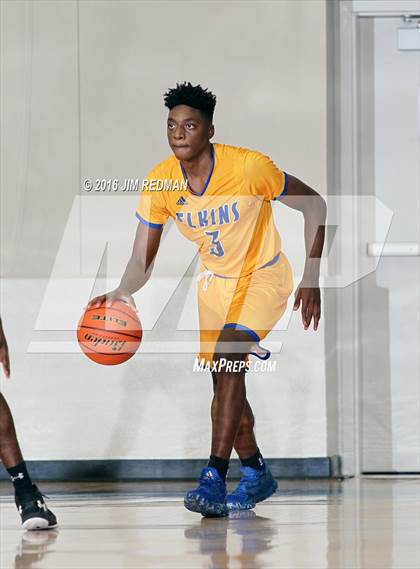 Thumbnail 2 in Plano East vs Fort Bend Elkins (McDonald's Texas invitational) photogallery.