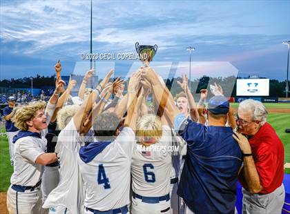 Thumbnail 1 in Mount Paran Christian vs. North Cobb Christian (GHSA 2A Championship) - Game 3 photogallery.