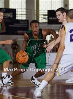 Thumbnail 2 in Cathedral vs Northwest Catholic (Spalding Hoophall Classic) photogallery.