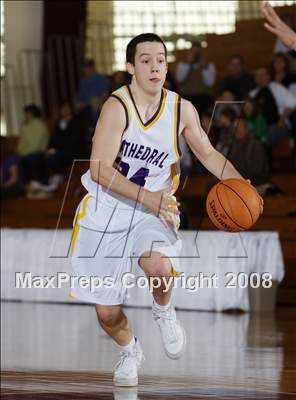 Thumbnail 1 in Cathedral vs Northwest Catholic (Spalding Hoophall Classic) photogallery.