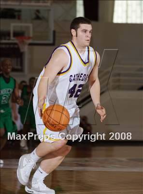 Thumbnail 1 in Cathedral vs Northwest Catholic (Spalding Hoophall Classic) photogallery.