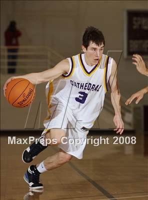 Thumbnail 1 in Cathedral vs Northwest Catholic (Spalding Hoophall Classic) photogallery.