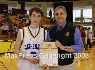 Thumbnail 1 in Cathedral vs Northwest Catholic (Spalding Hoophall Classic) photogallery.