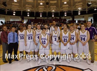Thumbnail 2 in Cathedral vs Northwest Catholic (Spalding Hoophall Classic) photogallery.