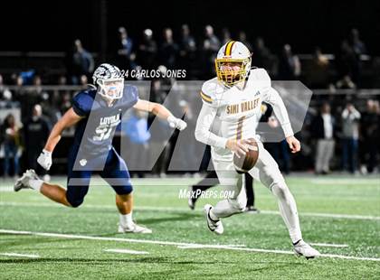 Thumbnail 1 in Simi Valley vs. Loyola (CIF SS Division 3 Semifinal) photogallery.