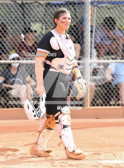 Thumbnail 1 in Desert Mountain vs. Gilbert (Desert Mountain Softball Invitational 2022 - Final)  photogallery.