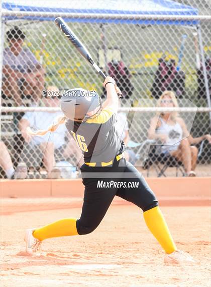 Thumbnail 1 in Desert Mountain vs. Gilbert (Desert Mountain Softball Invitational 2022 - Final)  photogallery.