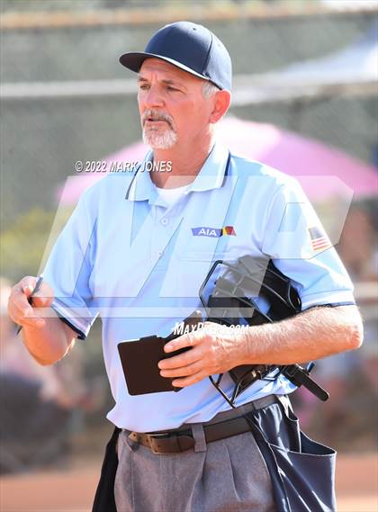 Thumbnail 2 in Desert Mountain vs. Gilbert (Desert Mountain Softball Invitational 2022 - Final)  photogallery.