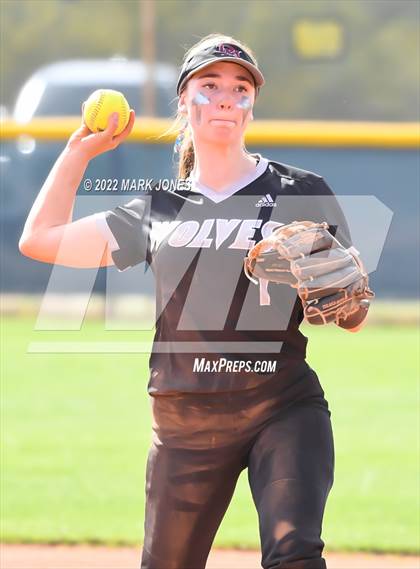 Thumbnail 3 in Desert Mountain vs. Gilbert (Desert Mountain Softball Invitational 2022 - Final)  photogallery.