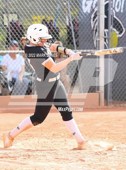 Thumbnail 1 in Desert Mountain vs. Gilbert (Desert Mountain Softball Invitational 2022 - Final)  photogallery.