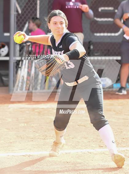 Thumbnail 2 in Desert Mountain vs. Gilbert (Desert Mountain Softball Invitational 2022 - Final)  photogallery.