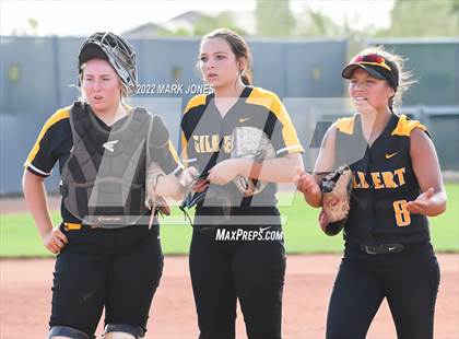 Thumbnail 1 in Desert Mountain vs. Gilbert (Desert Mountain Softball Invitational 2022 - Final)  photogallery.