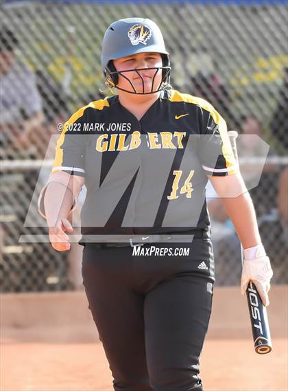 Thumbnail 2 in Desert Mountain vs. Gilbert (Desert Mountain Softball Invitational 2022 - Final)  photogallery.
