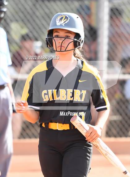 Thumbnail 1 in Desert Mountain vs. Gilbert (Desert Mountain Softball Invitational 2022 - Final)  photogallery.