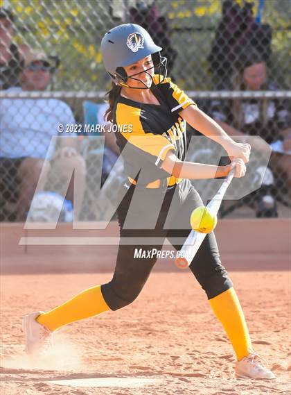 Thumbnail 2 in Desert Mountain vs. Gilbert (Desert Mountain Softball Invitational 2022 - Final)  photogallery.