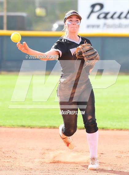 Thumbnail 2 in Desert Mountain vs. Gilbert (Desert Mountain Softball Invitational 2022 - Final)  photogallery.