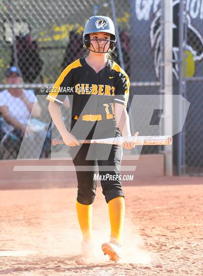 Thumbnail 1 in Desert Mountain vs. Gilbert (Desert Mountain Softball Invitational 2022 - Final)  photogallery.