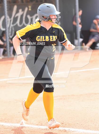 Thumbnail 3 in Desert Mountain vs. Gilbert (Desert Mountain Softball Invitational 2022 - Final)  photogallery.