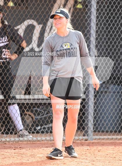 Thumbnail 2 in Desert Mountain vs. Gilbert (Desert Mountain Softball Invitational 2022 - Final)  photogallery.