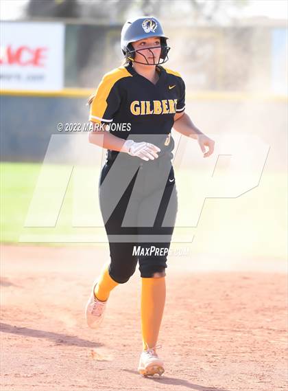 Thumbnail 2 in Desert Mountain vs. Gilbert (Desert Mountain Softball Invitational 2022 - Final)  photogallery.