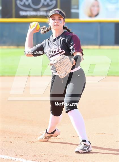 Thumbnail 1 in Desert Mountain vs. Gilbert (Desert Mountain Softball Invitational 2022 - Final)  photogallery.