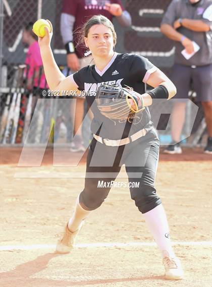 Thumbnail 3 in Desert Mountain vs. Gilbert (Desert Mountain Softball Invitational 2022 - Final)  photogallery.