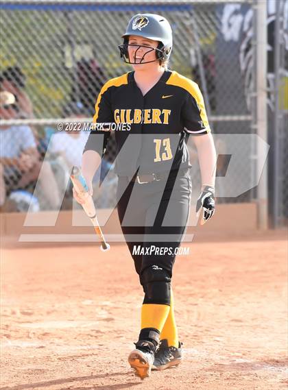 Thumbnail 3 in Desert Mountain vs. Gilbert (Desert Mountain Softball Invitational 2022 - Final)  photogallery.