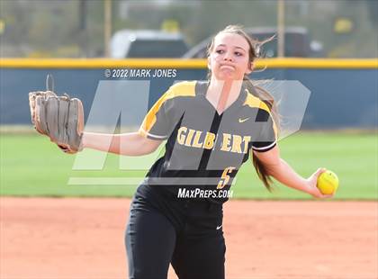 Thumbnail 2 in Desert Mountain vs. Gilbert (Desert Mountain Softball Invitational 2022 - Final)  photogallery.