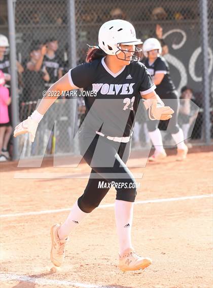 Thumbnail 3 in Desert Mountain vs. Gilbert (Desert Mountain Softball Invitational 2022 - Final)  photogallery.