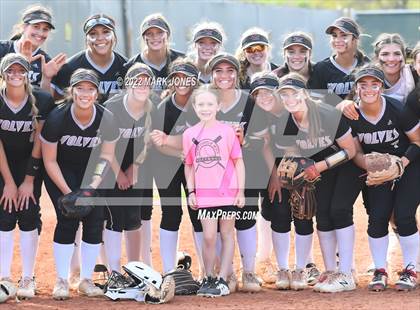 Thumbnail 3 in Desert Mountain vs. Gilbert (Desert Mountain Softball Invitational 2022 - Final)  photogallery.