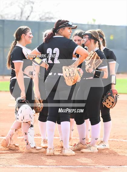 Thumbnail 3 in Desert Mountain vs. Gilbert (Desert Mountain Softball Invitational 2022 - Final)  photogallery.