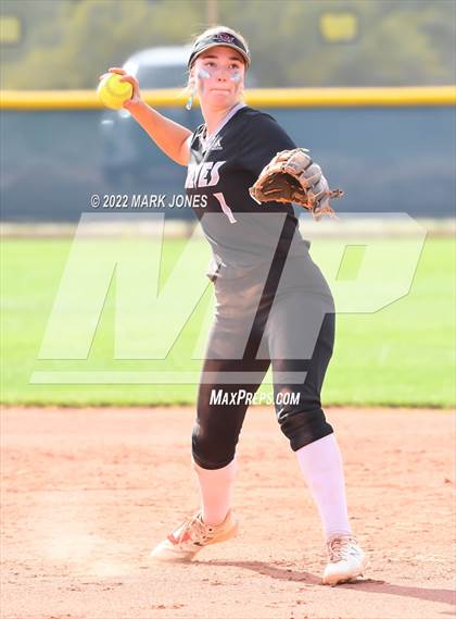 Thumbnail 2 in Desert Mountain vs. Gilbert (Desert Mountain Softball Invitational 2022 - Final)  photogallery.