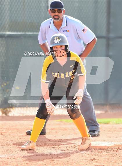 Thumbnail 3 in Desert Mountain vs. Gilbert (Desert Mountain Softball Invitational 2022 - Final)  photogallery.