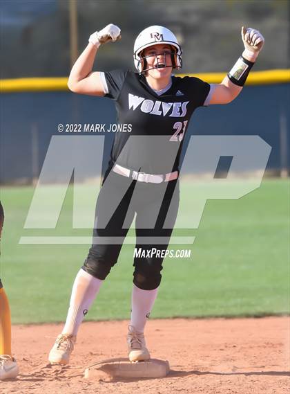 Thumbnail 3 in Desert Mountain vs. Gilbert (Desert Mountain Softball Invitational 2022 - Final)  photogallery.