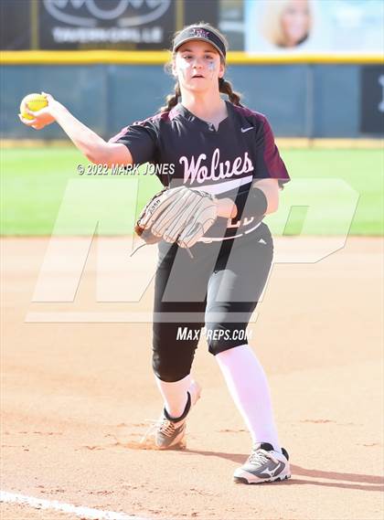 Thumbnail 2 in Desert Mountain vs. Gilbert (Desert Mountain Softball Invitational 2022 - Final)  photogallery.