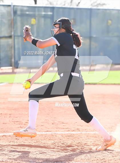 Thumbnail 1 in Desert Mountain vs. Gilbert (Desert Mountain Softball Invitational 2022 - Final)  photogallery.