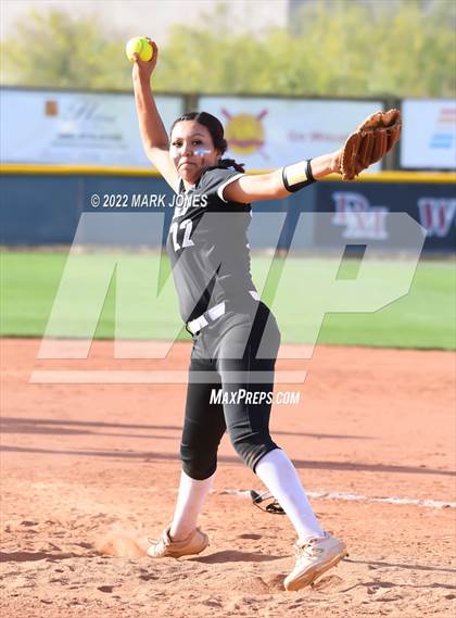 Thumbnail 1 in Desert Mountain vs. Gilbert (Desert Mountain Softball Invitational 2022 - Final)  photogallery.