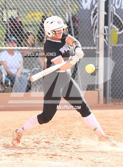 Thumbnail 2 in Desert Mountain vs. Gilbert (Desert Mountain Softball Invitational 2022 - Final)  photogallery.