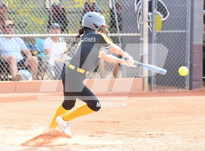 Thumbnail 2 in Desert Mountain vs. Gilbert (Desert Mountain Softball Invitational 2022 - Final)  photogallery.
