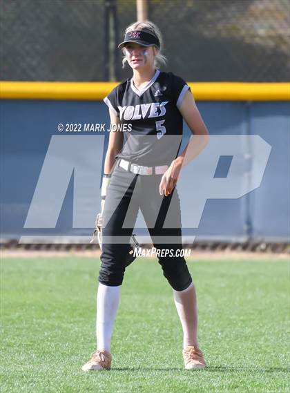 Thumbnail 2 in Desert Mountain vs. Gilbert (Desert Mountain Softball Invitational 2022 - Final)  photogallery.