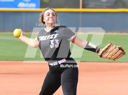 Thumbnail 1 in Desert Mountain vs. Gilbert (Desert Mountain Softball Invitational 2022 - Final)  photogallery.