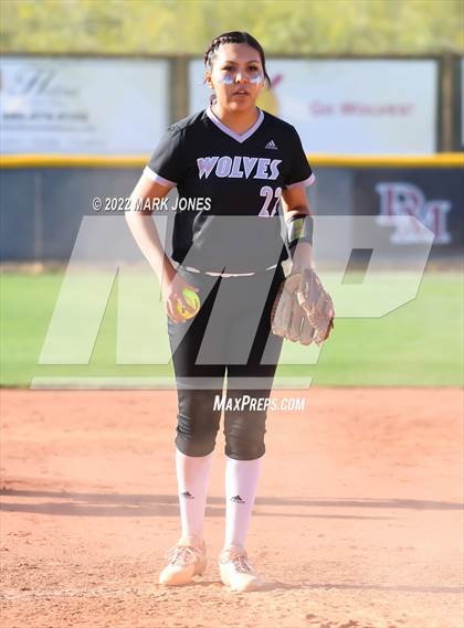 Thumbnail 2 in Desert Mountain vs. Gilbert (Desert Mountain Softball Invitational 2022 - Final)  photogallery.
