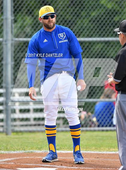 Thumbnail 2 in Calvary Academy @ Dallas Lutheran (TAPPS D4 Round 1 Playoff) photogallery.