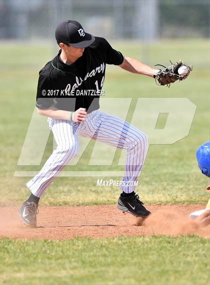 Thumbnail 1 in Calvary Academy @ Dallas Lutheran (TAPPS D4 Round 1 Playoff) photogallery.