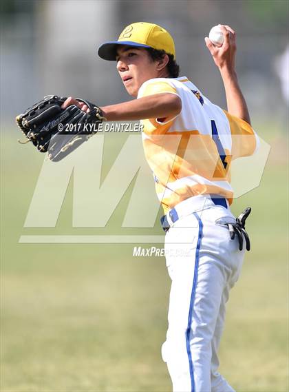Thumbnail 2 in Calvary Academy @ Dallas Lutheran (TAPPS D4 Round 1 Playoff) photogallery.