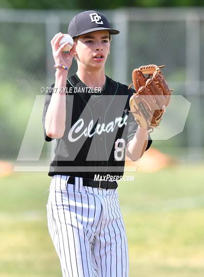 Thumbnail 1 in Calvary Academy @ Dallas Lutheran (TAPPS D4 Round 1 Playoff) photogallery.